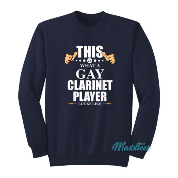 This Is What A Gay Clarinet Player Looks Like Sweatshirt