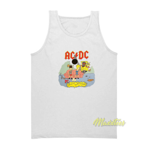1996 Beavis and Butthead ACDC Mtv Tank Top