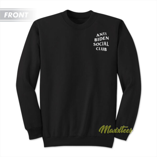 Anti Biden Social Club Unisex Sweatshirt