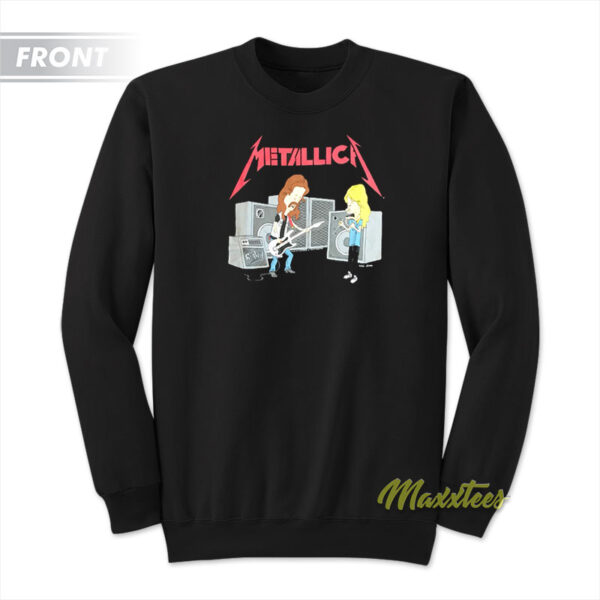 Beavis and Butthead Metallica Sweatshirt