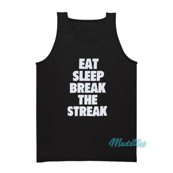 Brock Lesnar Eat Sleep Break The Streak Tank Top