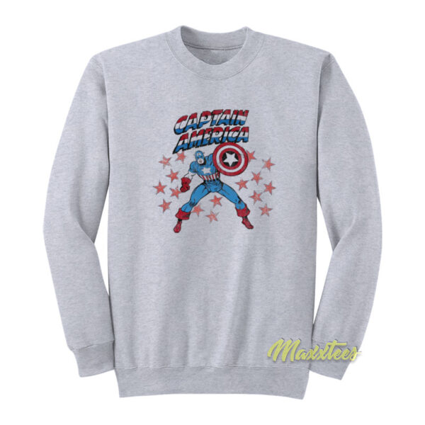Captain America Vintage Sweatshirt