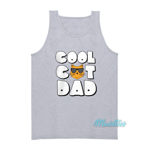 Cool Cat Dad Tank Top