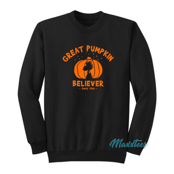 Great Pumpkin Believer Since 1966 Peanuts Sweatshirt