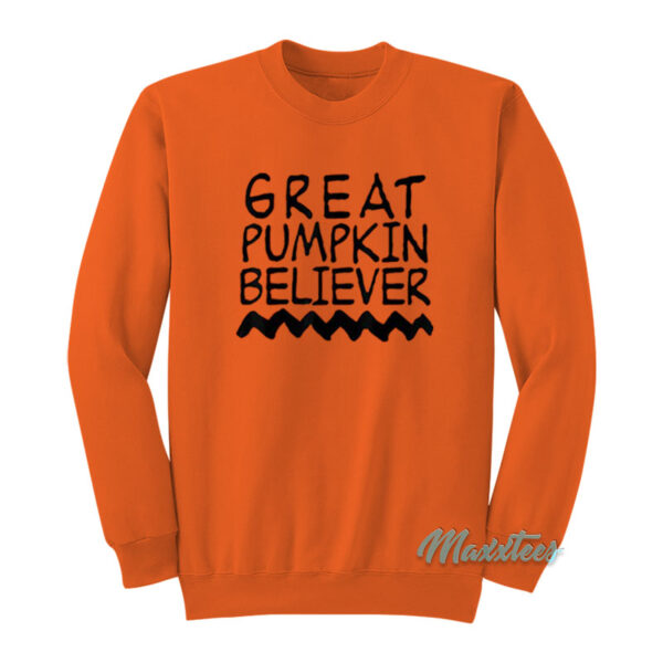Great Pumpkin Believer Halloween Peanuts Sweatshirt