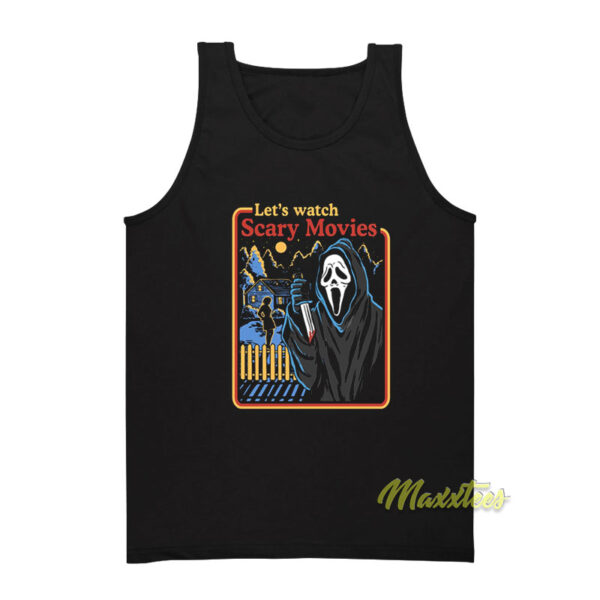Let's Watch Scary Movies Tank Top