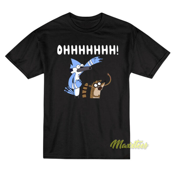 Mordecai and Rigby Ohhh T-Shirt