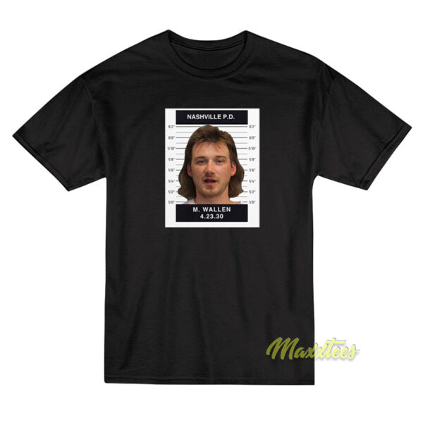 Morgan Wallen Mugshot T-Shirt