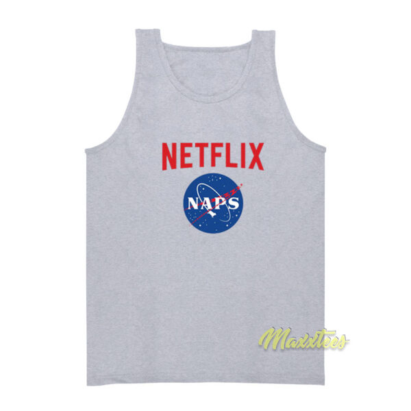 Netflix and Naps Nasa Tank Top