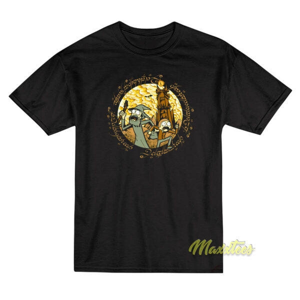 Rick and Morty X The Lord Of The Rings T-Shirt