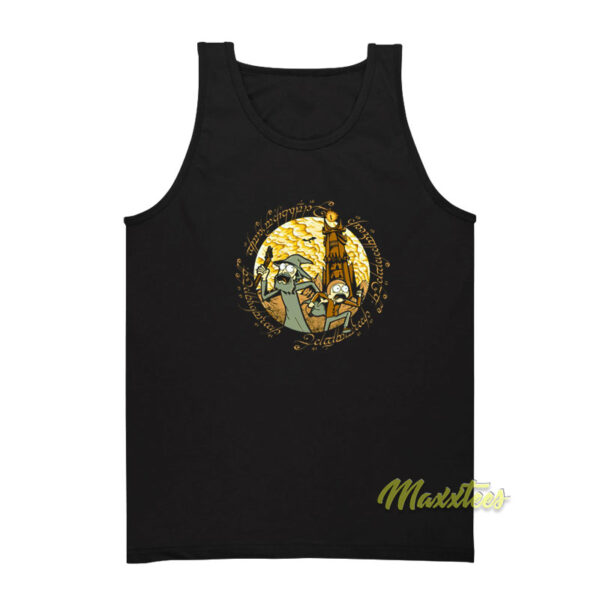 Rick and Morty X The Lord Of The Rings Tank Top
