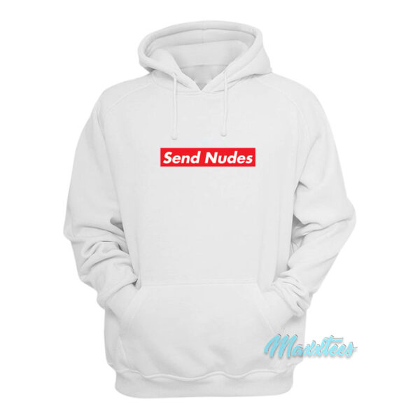 Send Nudes Logo Box Hoodie