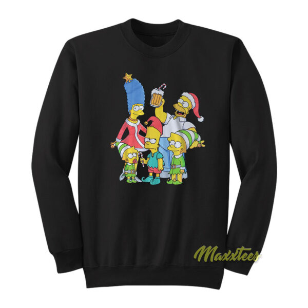 Simpsons Christmas Holiday Sweatshirt