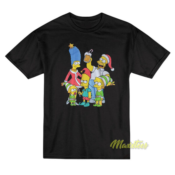 Simpsons Christmas Holiday T-Shirt