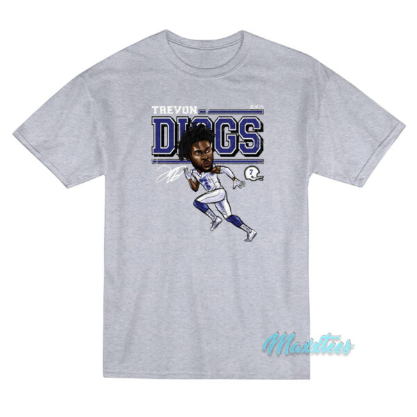 Trevon Diggs Dallas Cartoon T-Shirt