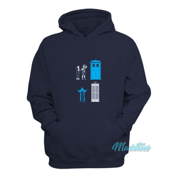 Doctor Who Bill And Ted Not My Time Machine Hoodie