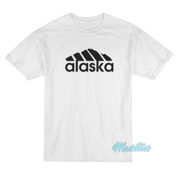 Alaska Adidas Logo Parody T-Shirt