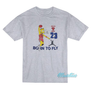 Bart Simpsons 23 Born To Fly T-Shirt