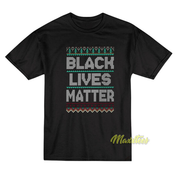 Black Lives Matter Christmas T-Shirt