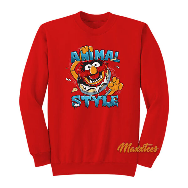Disney Boys The Muppets Animal Style Sweatshirt