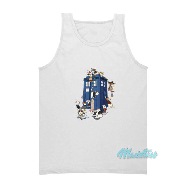Doctor Who Doctor Mew Cat Tank Top
