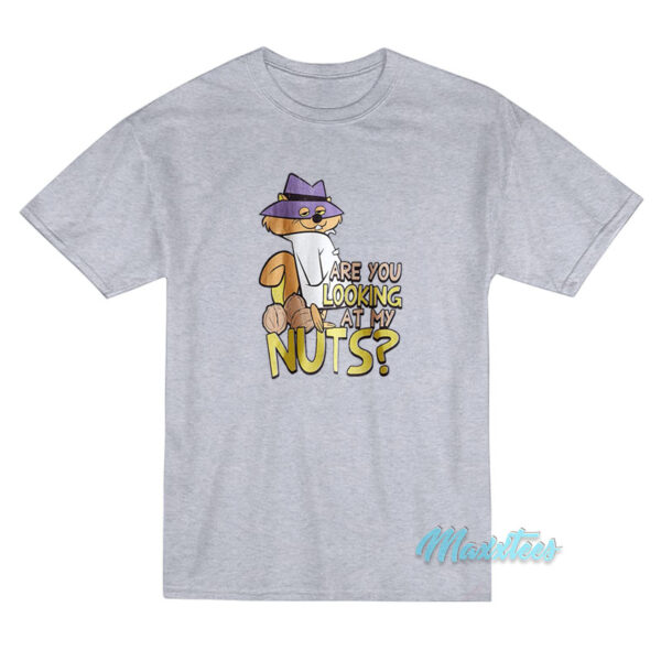 Secret Squirrel Are You Looking At My Nuts T-Shirt