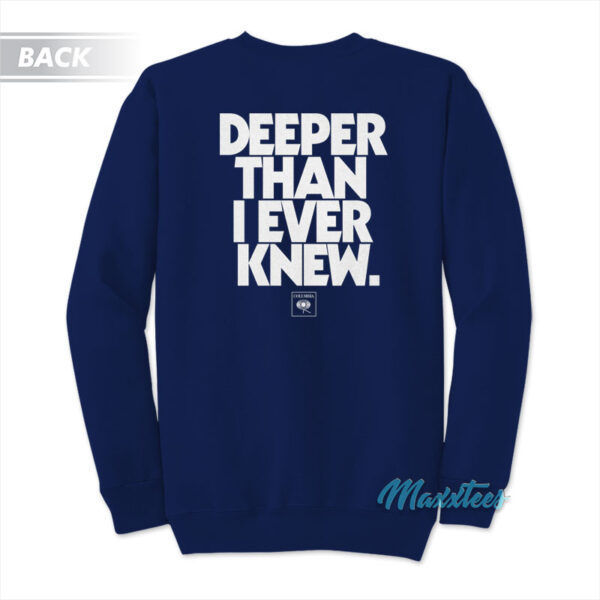 John Mayer Wild Blue Deeper Than I Ever Knew Sweatshirt