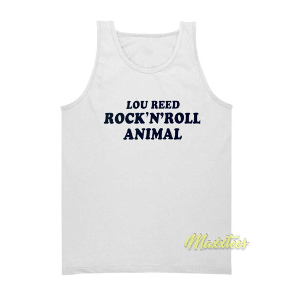 Lou Reed Rock N Roll Animal Tank Top