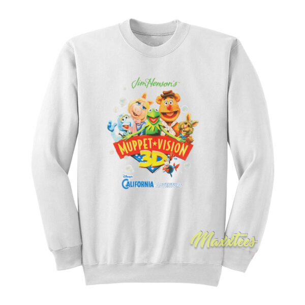 Jim Henson Muppet Vision 3D Disney California Sweatshirt
