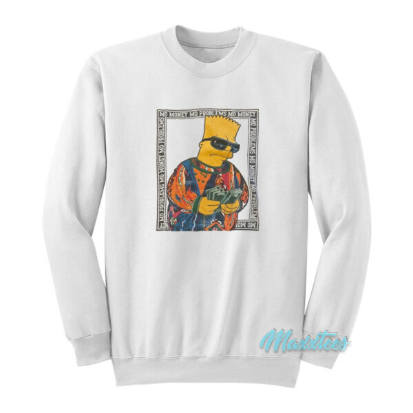 Notorious Big Simpson Mo Money Mo Problems Sweatshirt