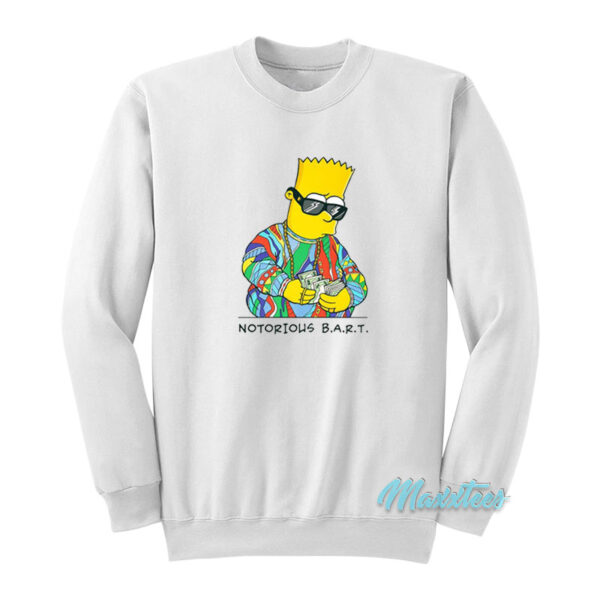 Notorious Bart Simpson Sweatshirt