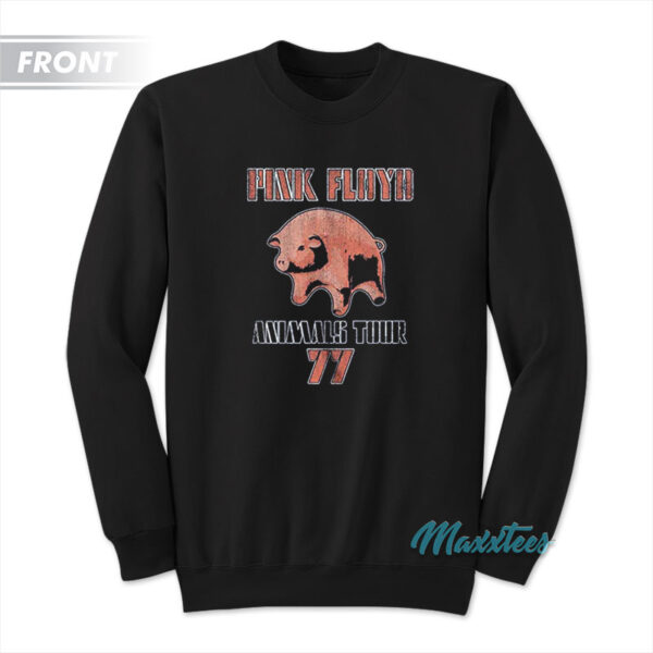 Pink Floyd Flying Pig Animals Tour 77 Sweatshirt