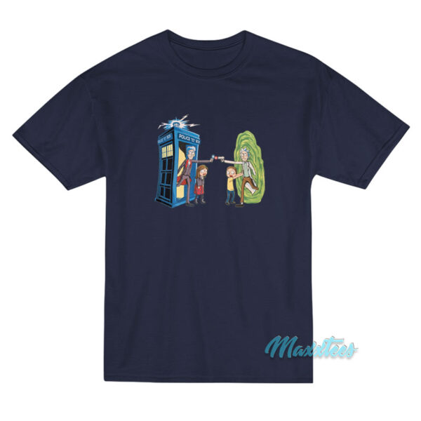 Rick And Morty Doctor Who T-Shirt