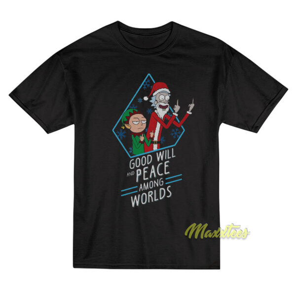 Rick and Morty Christmas Xmas T-Shirt