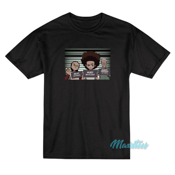 Riley Huey Freeman The Boondocks Mugshots T-Shirt