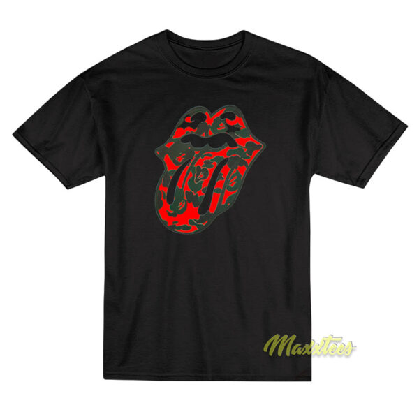 Rolling Stone and Lips Ape T-Shirt