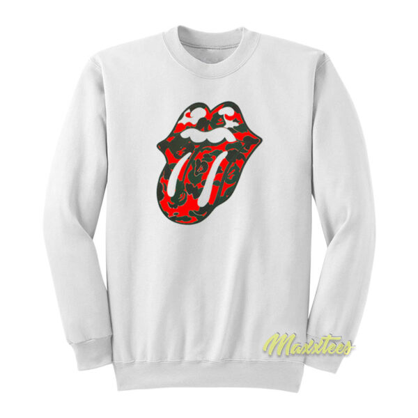 Rolling Stone and Lips Ape Sweatshirt