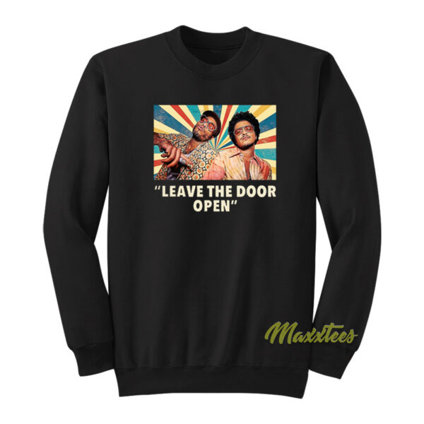 Silk Sonic Leave The Door Open Bruno Mars Sweatshirt