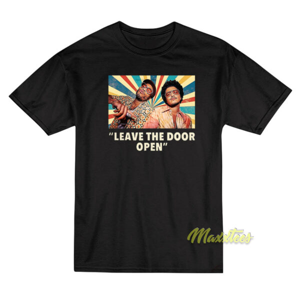 Silk Sonic Leave The Door Open Bruno Mars T-Shirt