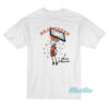 Skeleton Shattered Basketball Hoop Dreams T-Shirt