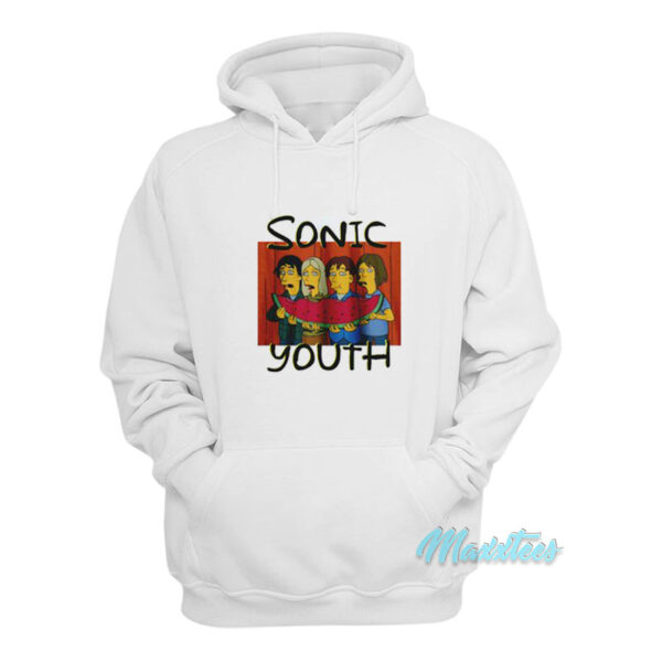 Sonic Youth Watermelon Bart Simpsons Hoodie