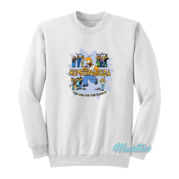 The Simpsons Homerpalooza Sweatshirt