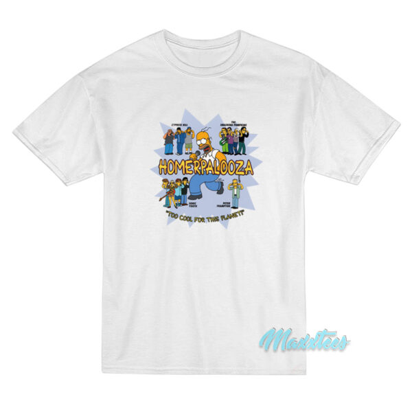 The Simpsons Homerpalooza T-Shirt