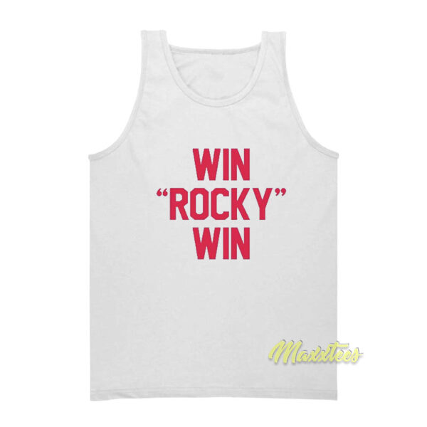 Win Rocky Win Tank Top