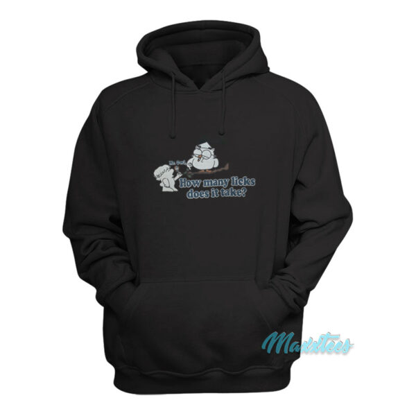 A Mr Owl How Many Licks Does It Take Hoodie