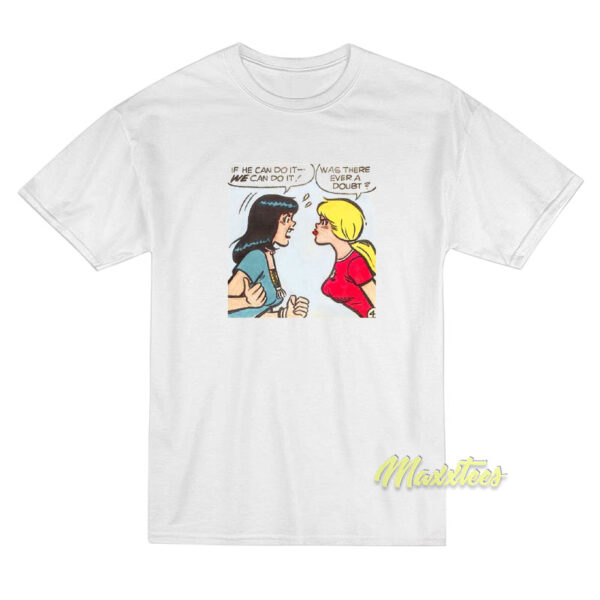 Betty and Veronica Comic Strip T-Shirt