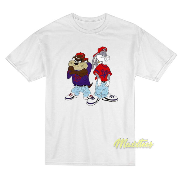 Bugs Bunny and Taz Mania Hip Hop T-Shirt