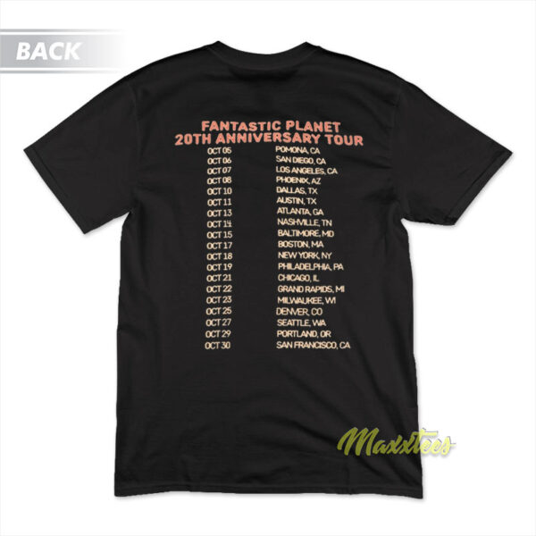 Failure Fantastic Planet Tour Anniversary T-Shirt