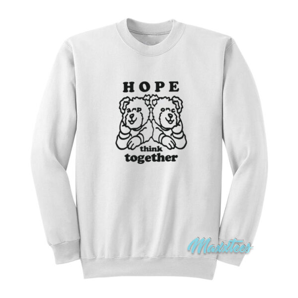 BTS Jisung Hope Think Together Bear Sweatshirt