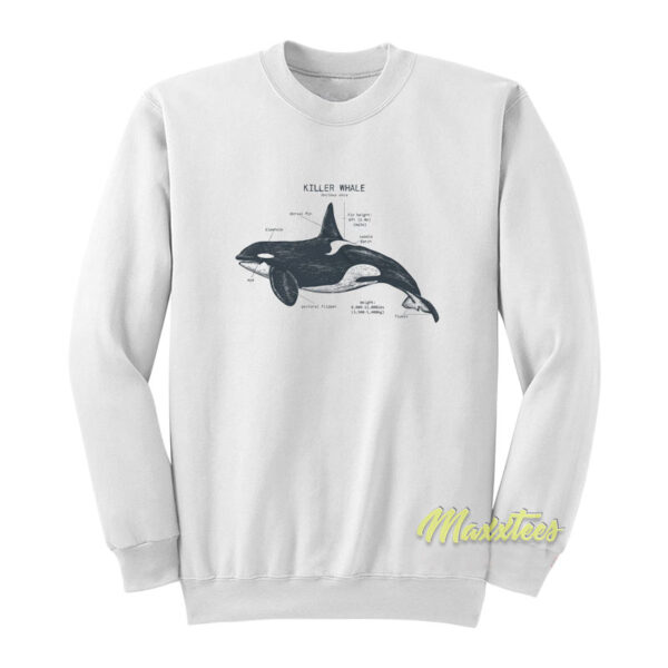 Killer Whale Anatomy Sweatshirt